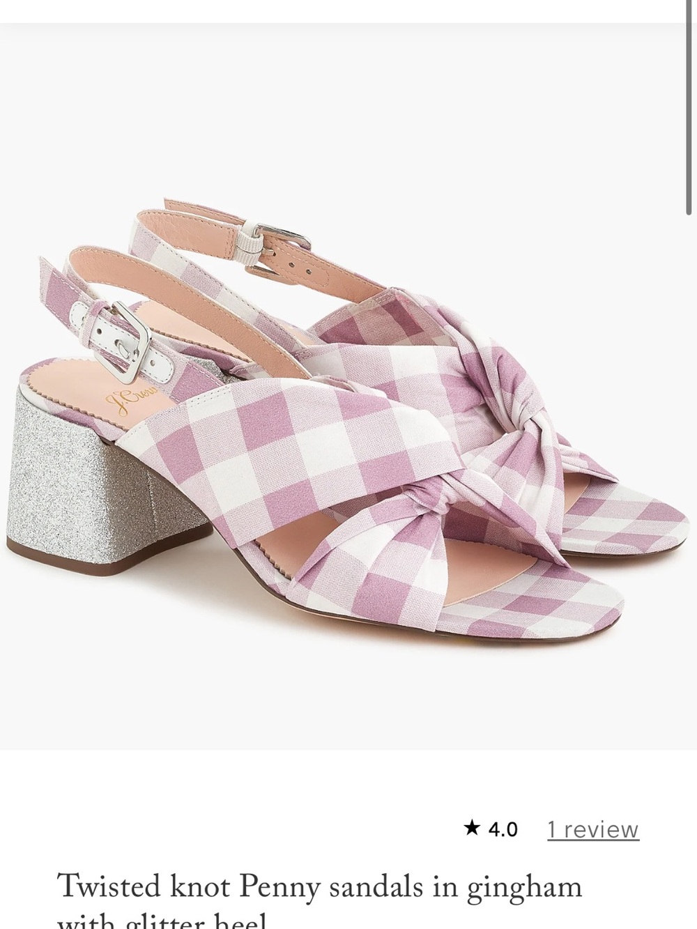 J Crew Twisted Knot Penny Sandals
